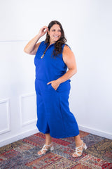 Conjunto Raquel - Blusa e Pantacourt em Linho Light - Naguirre Shop