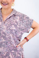 Conjunto Rio – Saia Longa e Blusa com Decote V em Crepe com Caimento Fluido - Naguirre Shop