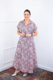 Conjunto Rio – Saia Longa e Blusa com Decote V em Crepe com Caimento Fluido - Naguirre Shop