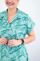 Conjunto Rio – Saia Longa e Blusa com Decote V em Crepe com Caimento Fluido - Naguirre Shop