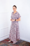 Conjunto Rio – Saia Longa e Blusa com Decote V em Crepe com Caimento Fluido - Naguirre Shop