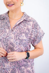 Conjunto Rio – Saia Longa e Blusa com Decote V em Crepe com Caimento Fluido - Naguirre Shop