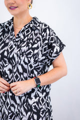 Conjunto Rio – Saia Longa e Blusa com Decote V em Crepe com Caimento Fluido - Naguirre Shop