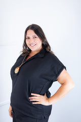 Conjunto Roberta – Blusa e Pantacourt em Linho Light - Naguirre Shop