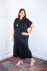 Conjunto Roberta – Blusa e Pantacourt em Linho Light - Naguirre Shop