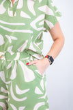 Conjunto Salvador – Bermuda e Blusa em Crepe com Estampa Geométrica - Naguirre Shop