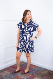 Conjunto Salvador – Bermuda e Blusa em Crepe com Estampa Geométrica - Naguirre Shop