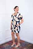 Conjunto Salvador – Bermuda e Blusa em Crepe com Estampa Geométrica - Naguirre Shop