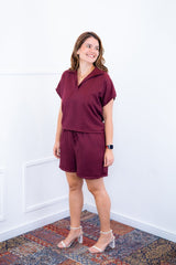 Conjunto Salvador - Bermuda e Blusa em Linho Light - Naguirre Shop
