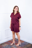 Conjunto Salvador - Bermuda e Blusa em Linho Light - Naguirre Shop