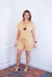Conjunto Salvador - Bermuda e Blusa em Linho Light - Naguirre Shop