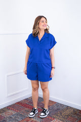 Conjunto Salvador - Bermuda e Blusa em Linho Light - Naguirre Shop