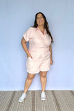 Conjunto Salvador - Bermuda e Blusa em Linho Light - Naguirre Shop