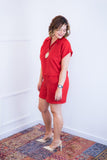 Conjunto Salvador - Bermuda e Blusa em Linho Light - Naguirre Shop