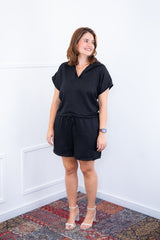 Conjunto Salvador - Bermuda e Blusa em Linho Light - Naguirre Shop