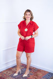 Conjunto Salvador - Bermuda e Blusa em Linho Light - Naguirre Shop
