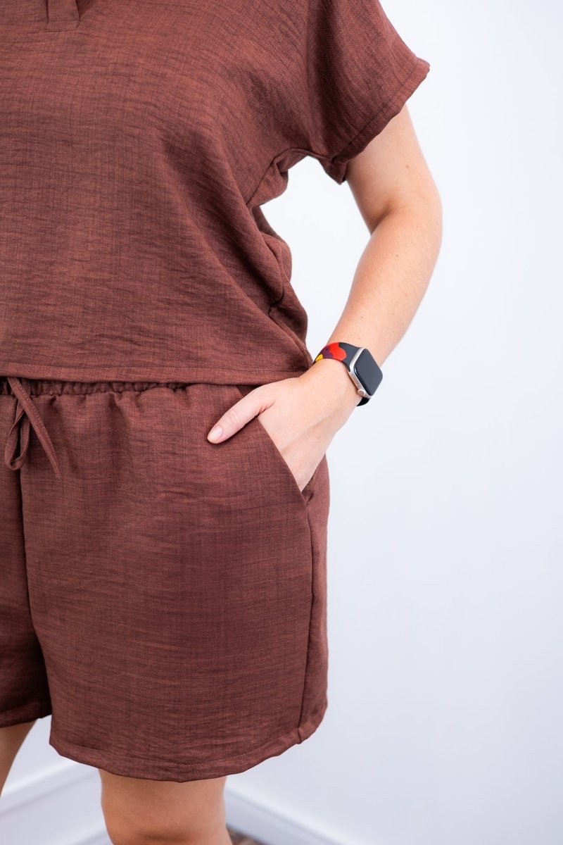 Conjunto Salvador - Bermuda e Blusa em Linho Light - Naguirre Shop