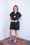 Conjunto Salvador - Bermuda e Blusa em Linho Light - Naguirre Shop