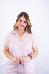 Conjunto Salvador - Bermuda e Blusa em Linho Light - Naguirre Shop