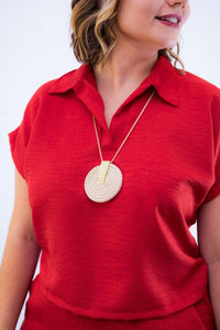 Conjunto Salvador - Bermuda e Blusa em Linho Light - Naguirre Shop