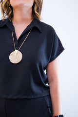 Conjunto Salvador - Bermuda e Blusa em Linho Light - Naguirre Shop