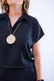 Conjunto Salvador - Bermuda e Blusa em Linho Light - Naguirre Shop