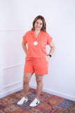 Conjunto Salvador - Bermuda e Blusa em Linho Light - Naguirre Shop