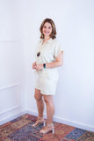 Conjunto Salvador - Bermuda e Blusa em Linho Light - Naguirre Shop