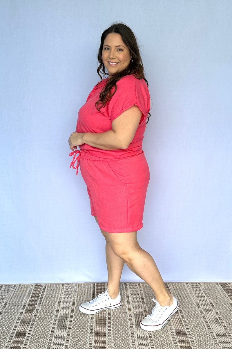 Conjunto Salvador - Bermuda e Blusa em Linho Light - Naguirre Shop
