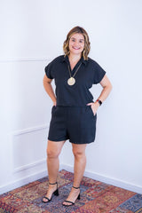 Conjunto Salvador - Bermuda e Blusa em Linho Light - Naguirre Shop