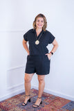Conjunto Salvador - Bermuda e Blusa em Linho Light - Naguirre Shop