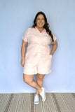 Conjunto Salvador - Bermuda e Blusa em Linho Light - Naguirre Shop