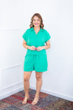 Conjunto Salvador - Bermuda e Blusa em Linho Light - Naguirre Shop