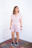 Conjunto Salvador - Bermuda e Blusa em Linho Light - Naguirre Shop