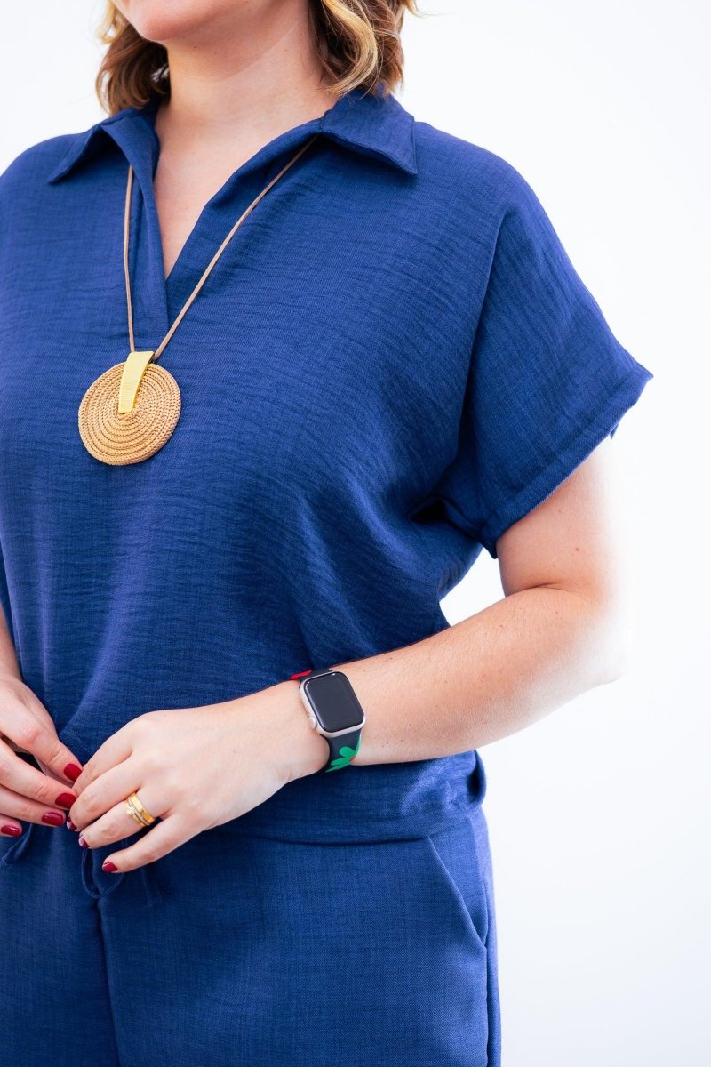 Conjunto Salvador - Bermuda e Blusa em Linho Light - Naguirre Shop