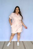 Conjunto Salvador - Bermuda e Blusa em Linho Light - Naguirre Shop
