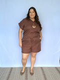 Conjunto Salvador - Bermuda e Blusa em Linho Light - Naguirre Shop