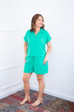 Conjunto Salvador - Bermuda e Blusa em Linho Light - Naguirre Shop
