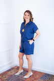 Conjunto Salvador - Bermuda e Blusa em Linho Light - Naguirre Shop