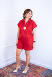 Conjunto Salvador - Bermuda e Blusa em Linho Light - Naguirre Shop