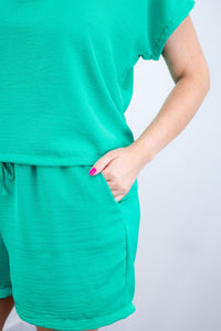 Conjunto Salvador - Bermuda e Blusa em Linho Light - Naguirre Shop