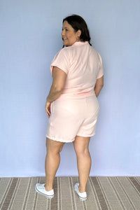 Conjunto Salvador - Bermuda e Blusa em Linho Light - Naguirre Shop