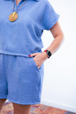 Conjunto Salvador - Bermuda e Blusa em Linho Light - Naguirre Shop
