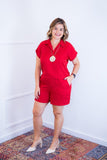 Conjunto Salvador - Bermuda e Blusa em Linho Light - Naguirre Shop