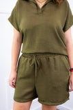 Conjunto Salvador - Bermuda e Blusa em Linho Light - Naguirre Shop