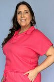 Conjunto Salvador - Bermuda e Blusa em Linho Light - Naguirre Shop
