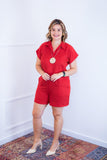 Conjunto Salvador - Bermuda e Blusa em Linho Light - Naguirre Shop