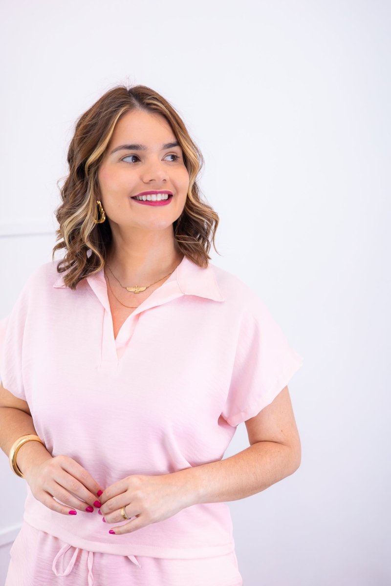 Conjunto Salvador - Bermuda e Blusa em Linho Light - Naguirre Shop