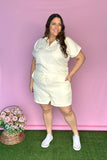Conjunto Salvador - Bermuda e Blusa em Linho Light - Naguirre Shop