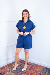 Conjunto Salvador - Bermuda e Blusa em Linho Light - Naguirre Shop